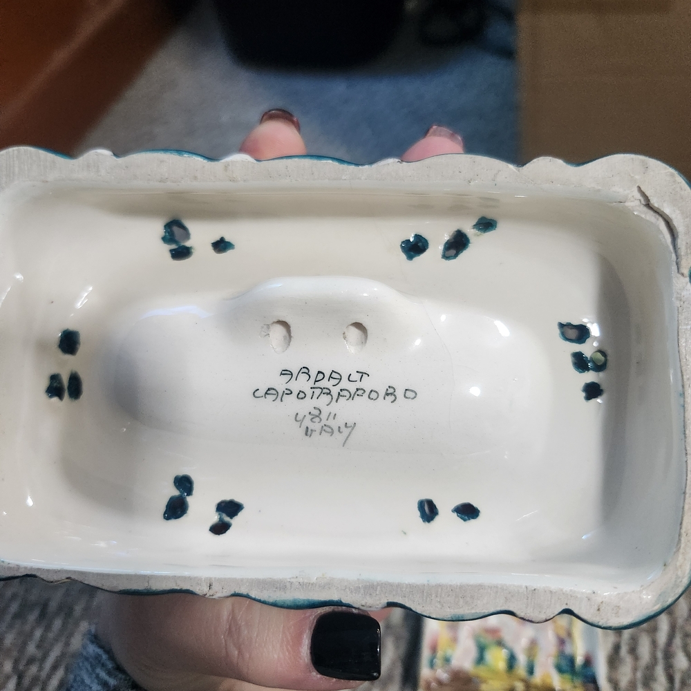 Colorful Ceramic Trinket Boxes Set - Picture 5 of 7